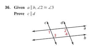 Prove that c is parallel with d.-example-1