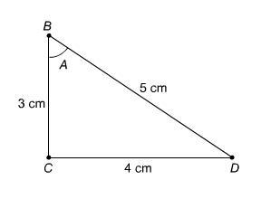 What is COS A? 3/4 4/3 3/5 4/5-example-1