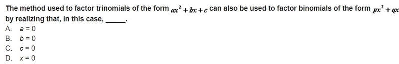 The method used to factor trinomials of the fo can also be used to factor binomials-example-1