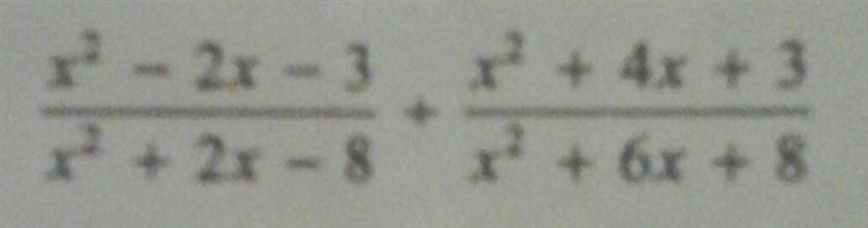 [15 Points] Find the quotient with the restrictions. (x^2 - 2x - 3) (x^2 + 4x + 3) ----------------- ÷ ------------------ (x-example-1