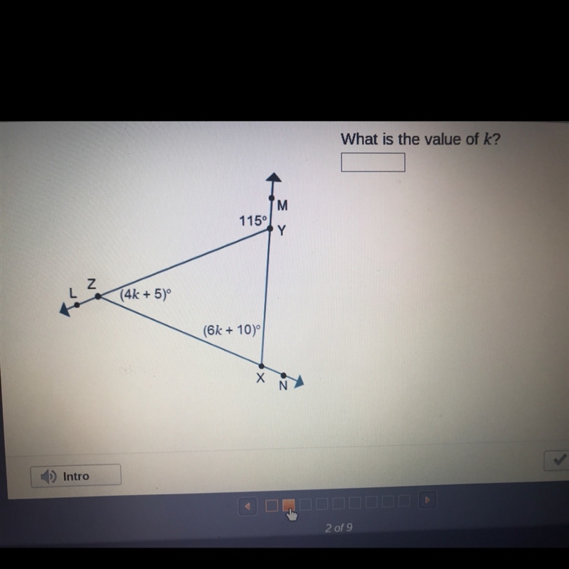 What is the value of k?-example-1