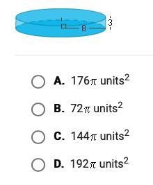 Which of the following is the surface area of the right cylinder below?-example-1