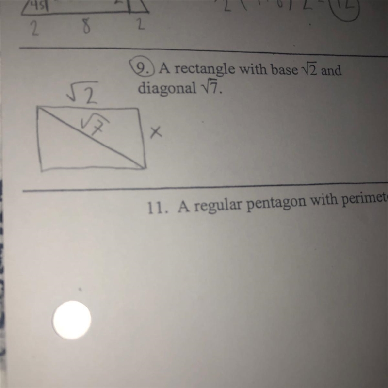 Can someone find x (the height) for me please!!-example-1