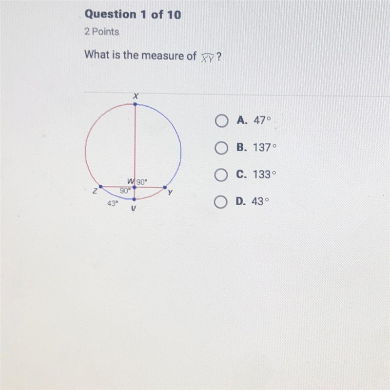 What is the measure of XY?-example-1