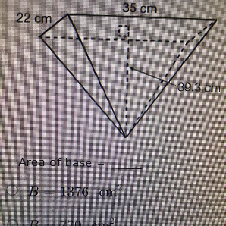 Pls help!!! The tip of a probe has the shape of an inverted rectangular prism, as-example-1