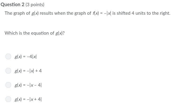 What is the equation of g(x) ?-example-1