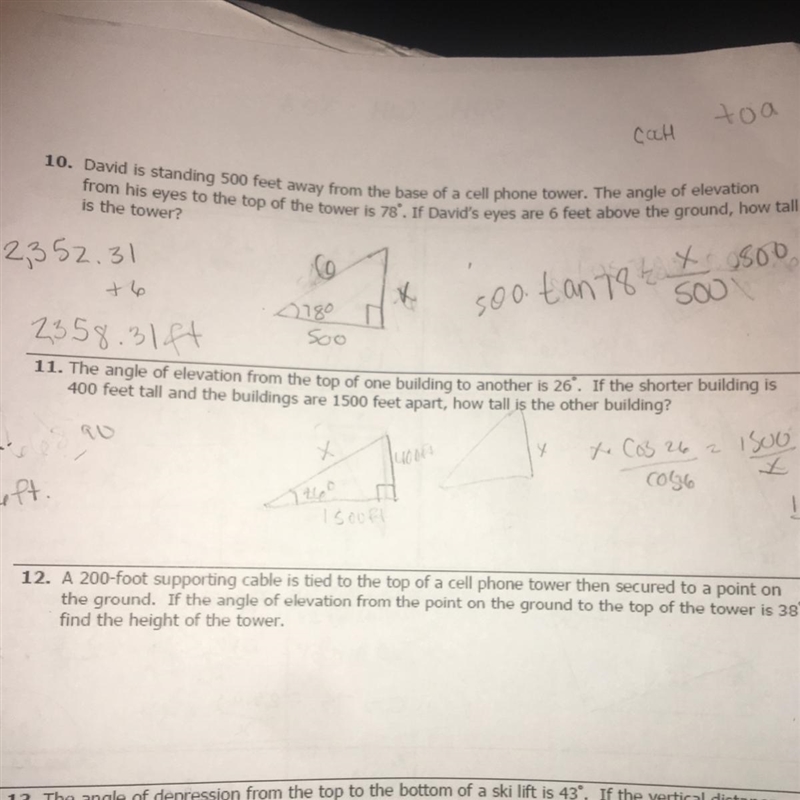 I need help solving number 11 please.-example-1