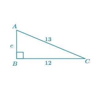 Based on the given information, what is the measure of the missing length, c? See-example-1