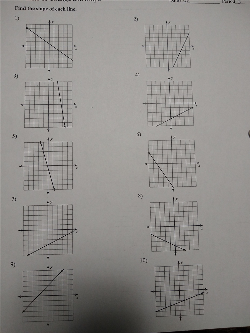 Find the slope for each line. And can you show me how you did it.-example-1