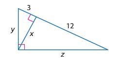 Find the measure of x, y, and z. Enter your answer as a number, rounded to the nearest-example-1