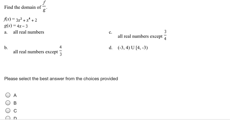 Find the domain of f/g-example-1