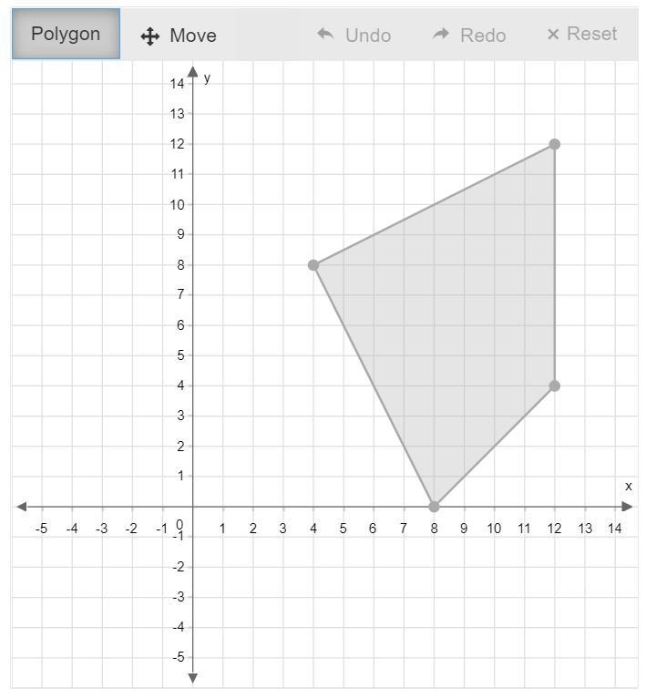 NEED ANSWER RIGHT NOW!!! Use the Polygon tool to draw an image of the given polygon-example-1