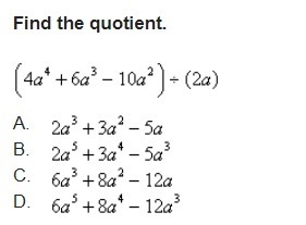 Find the quotient................................-example-1