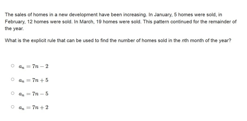 PLEASE HELP ASAP!!! CORRECT ANSWER ONLY PLEASE!!! The sales of homes in a new development-example-1