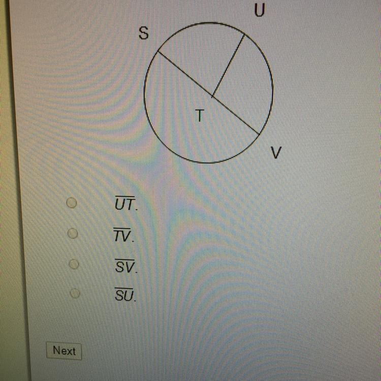 The longest chord in the diagram below is ?-example-1