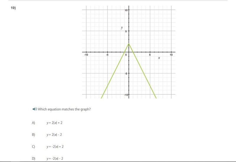 PLEASE HELP ASAP!!! CORRECT ANSWER ONLY PLEASE!!! Which equation matches the graph-example-1