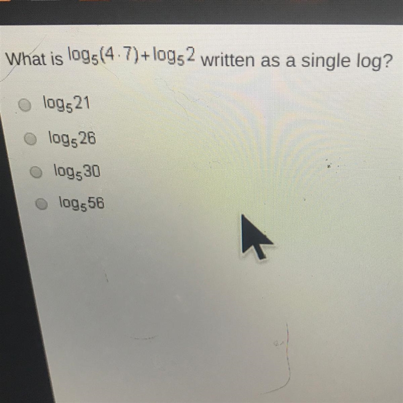 What is this (pic provided) written as a single log?-example-1