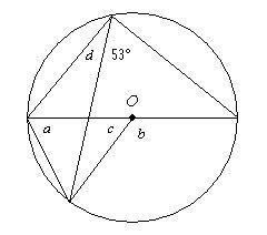 Find the measures of the indicated angles in circle O. Which statement is NOT true-example-1