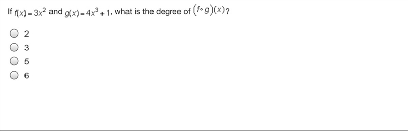 What is the degree of (f*g)(x)?-example-1