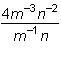 Fatima evaluated the expression when m = -2 and n = 4. Her work is shown below. What-example-1