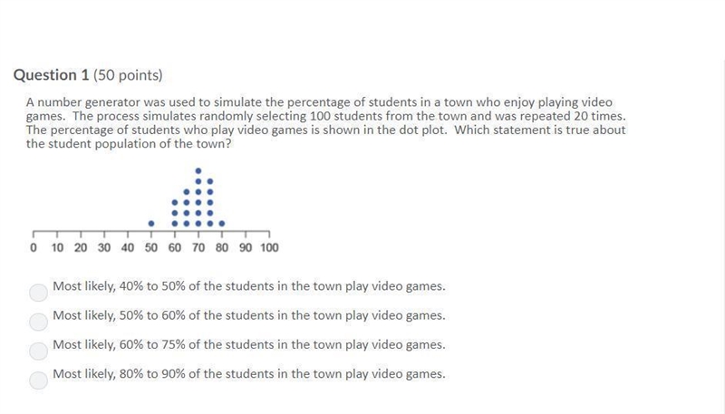 PLEASE HELP ASAP!!! CORRECT ANSWER ONLY PLEASE!!! A number generator was used to simulate-example-1