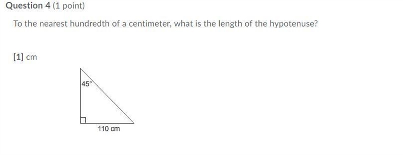 To the nearest hundredth of a centimeter, what is the length of the hypotenuse?-example-1