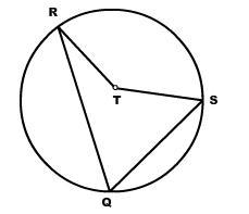 In the figure below, if angle T measures 130 degrees, what is the measure of angle-example-1