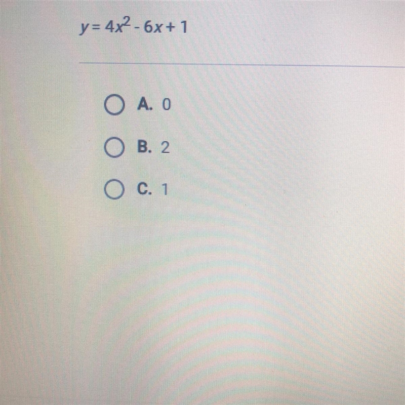 At how many points does the graph of the function below intersect the x- axis? y = 4x-example-1