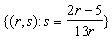 State the domain of the following relation by clicking on the symbols to make the-example-1