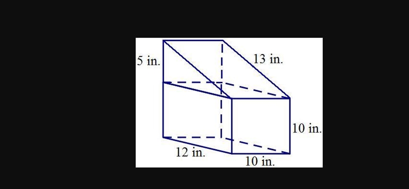 Find the surface area of the composite solid. A. 680 in.2 B. 800 in.2 C. 920 in.2 D-example-1