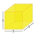 What is the surface area of the cube below? A. 150 units^2 B. 75 units^2 C. 300 units-example-1