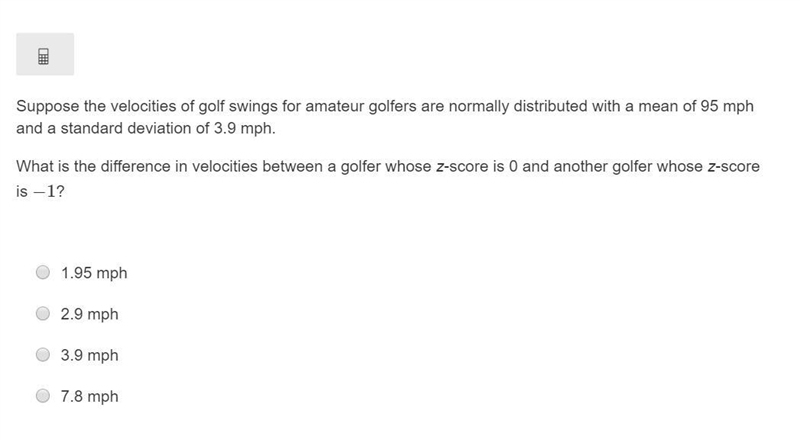 PLEASE HELP ASAP!!! CORRECT ANSWER ONLY PLEASE!!! Suppose the velocities of golf swings-example-1