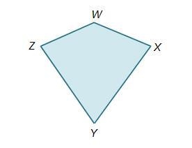 In kite WXYZ, the measure of x=z=86° and y=72° What is the measure of w?-example-1