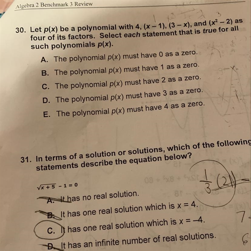 Please help me on #30 and explain thank you-example-1