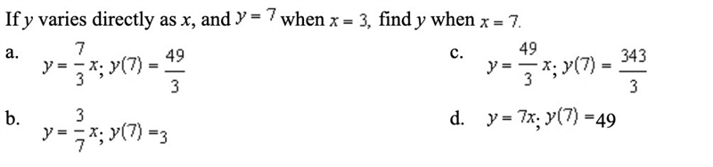 Find the constant of variation for the relation and use it to write an equation for-example-1