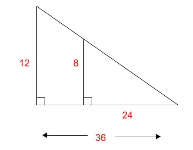 Are the following triangles similar? Justify your answer.-example-1