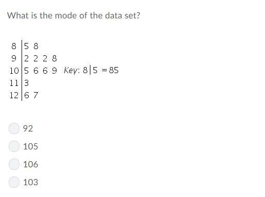 What is the mode of the data set? Please help.-example-1