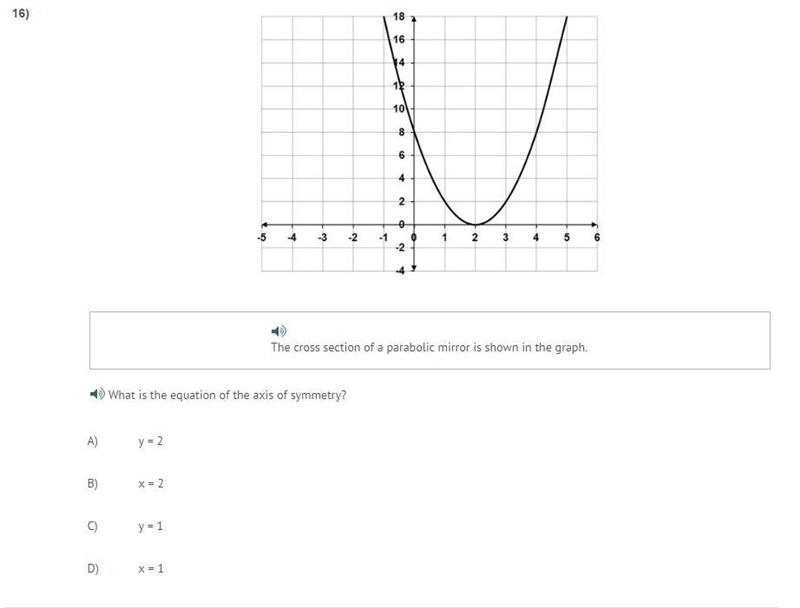 What is the equation of the axis of symmetry?-example-1