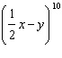 Find the 8th term of the expansion a. 5x3y7 b. -14x3y7 c. 70x5y5 d. -15x3y7 Please-example-1