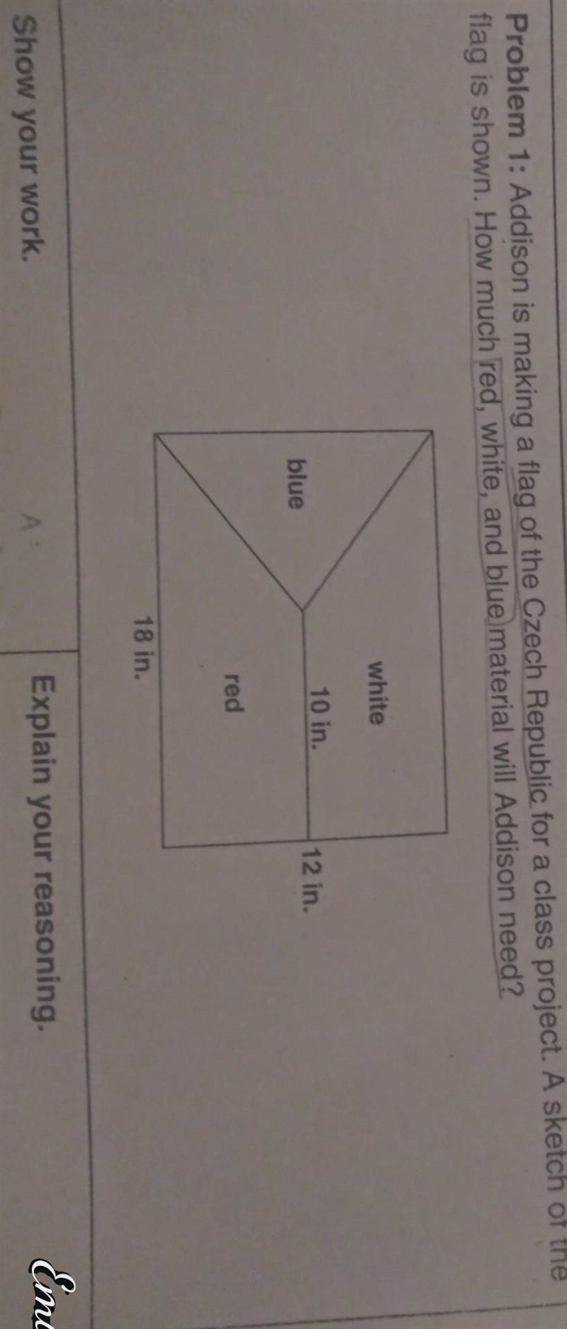 Addison is making a flag of the Czech Republic for a class project. A sketch if the-example-1