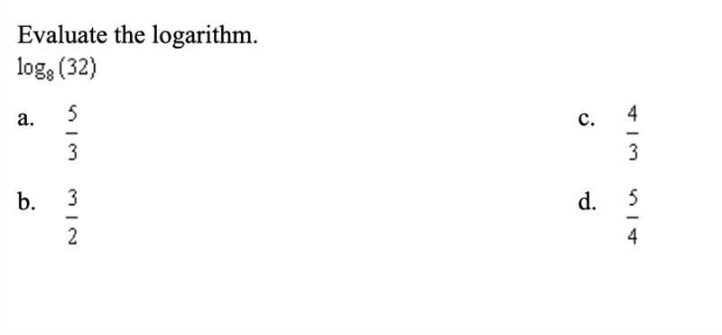 (3Q) Evaluate the logarithm.-example-1