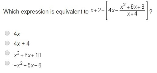 Which expression is equivalent to?-example-1