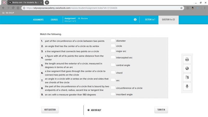 Match the following. 99 POINTS!!!!!!!-example-1