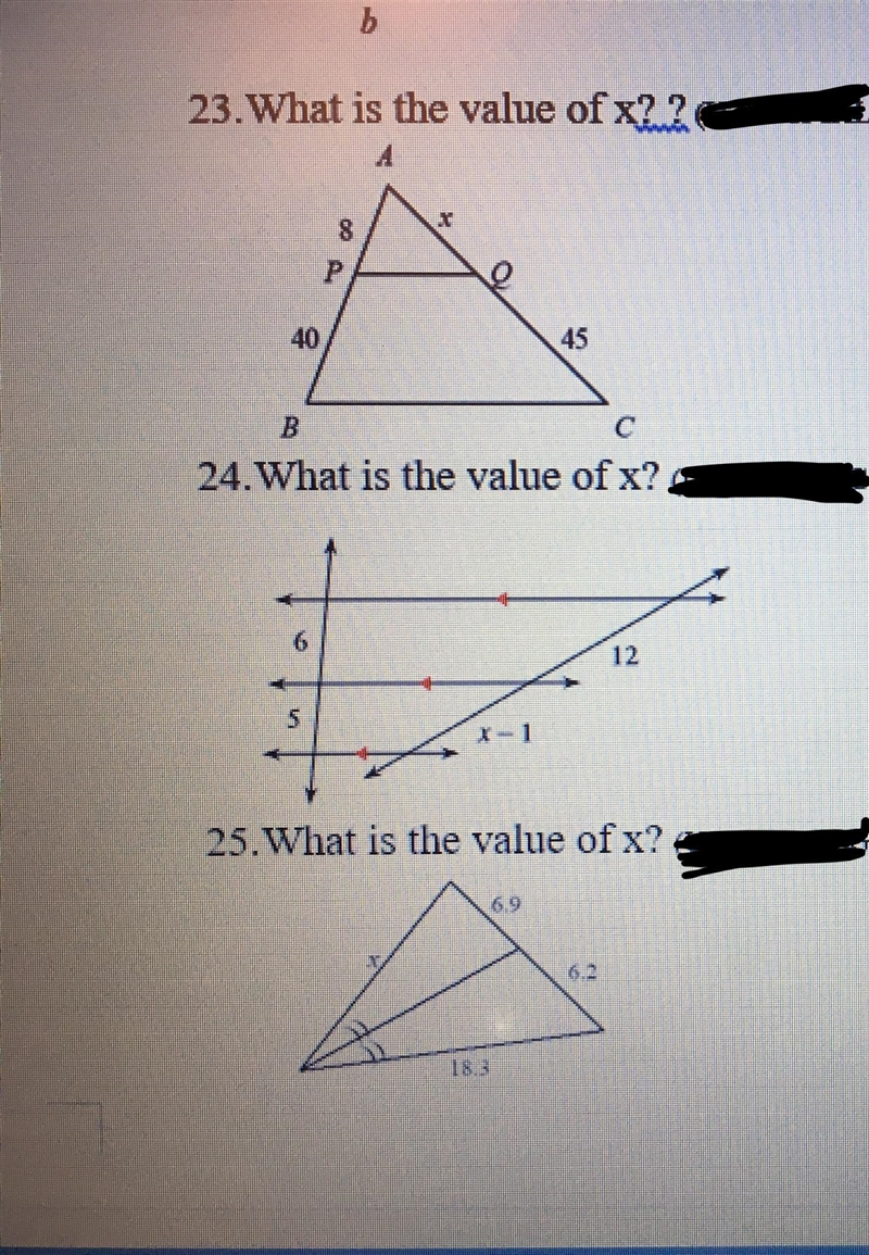 (Pleaseeee dont ignore, need help) ❗️ Find the value of X.-example-1