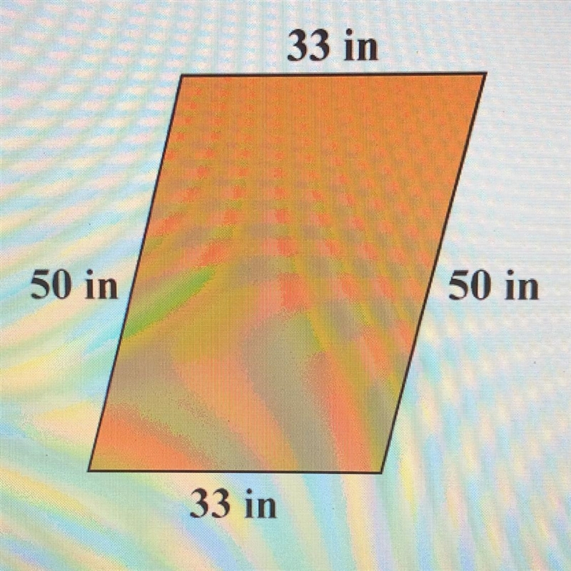 Which COULD be the area of this parallelogram? A) 1500 in? 1650 in? 3300 in2 5000 in-example-1