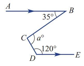 I am supposed to find the value of 'a' but I don't know why we add a third line. Can-example-1