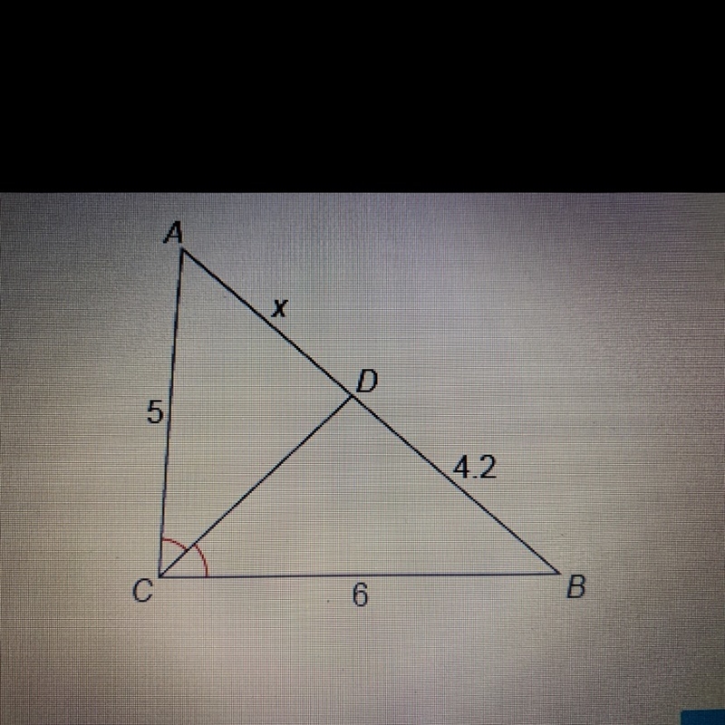 What is the value of x? Enter your answer as a decimal. x=___-example-1