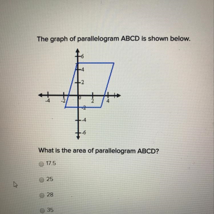 What is the area of the parallelogram-example-1