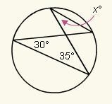 40 POINTS!!!! What is the value x? 15 25 30 35-example-1