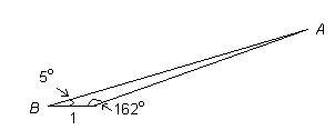 Solve the given triangles by finding the missing angle and other side lengths.-example-3